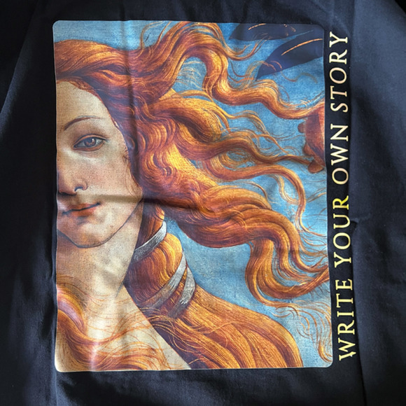 Never Old "Write Your Own Story" Hoodie Sweatshirt Black, NWT-Small - Picture 6 of 7